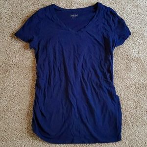 Maternity navy blue shirt